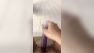 Cherr Bearr22 Solo Drill Her Puffy Nude Cunt In Shower Onlyfans