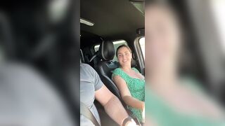 Isabelle Eleanore Gives Head And Rides Her Hubby In A Vehicle