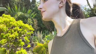 Dainty Wilder Pleasures Herself And Squirts In The Open Air