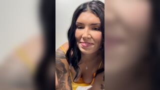 Miyaacacia AKA Miya Ulatowski In Yellow Dress Drop Both Her Nipples Out Onlyfans