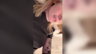 BabyFooji Teases Her Bushy Wet Cunt