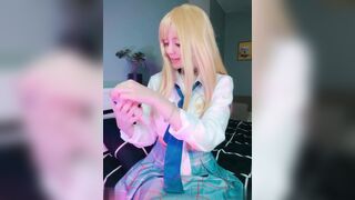 Youraldora Cosplays As Marin Kitagawa While Pleasuring Herself