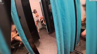 Gentlyperv Dressing Room Handjob And Pussy Finger With Sfizy Dyd