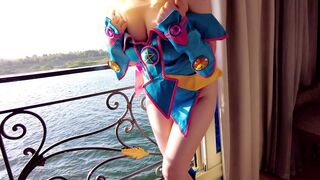 Pan Piano Yu-gi-oh Dark Magician Girl Nude Cleavage Flashed On Boat Leak Video
