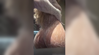 Breckie Hill $200 PPV teasing booty and nipple in white seethrough dress leak onlyfans