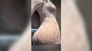 Breckie Hill $200 PPV teasing booty and nipple in white seethrough dress leak onlyfans