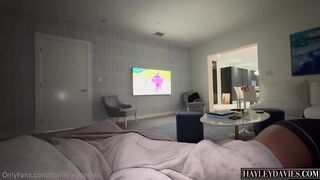 Hayley Davies New Bg Netflix And Chill Cock Ride Pov Sextape Leak