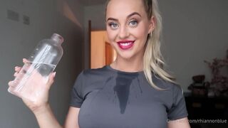 Rhiannon Blue Stripping Off Shorts And Teasing Nude Tits Onlyfans Leak