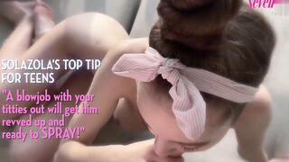 SolaZola Teaches Deepthroat Techniques