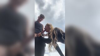 Emily Cockayne Sucking Dick Outdoor In A Risky Public Park