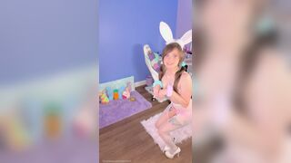 Tabs24x7 Aka Tabby Ridiman Cute Bunny Fuck Her Pussy With A Dildo Onlyfans Video