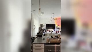 Mia Khalifa Topless Wearing A Tight Thong Doing Morning Chores Onlyfans Ppv Leak