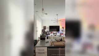 Mia Khalifa Topless Wearing A Tight Thong Doing Morning Chores Onlyfans Ppv Leak