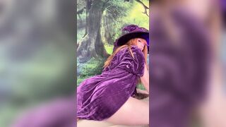 Amouranth Broomstick Riding Witch Onlyfans Leak Video